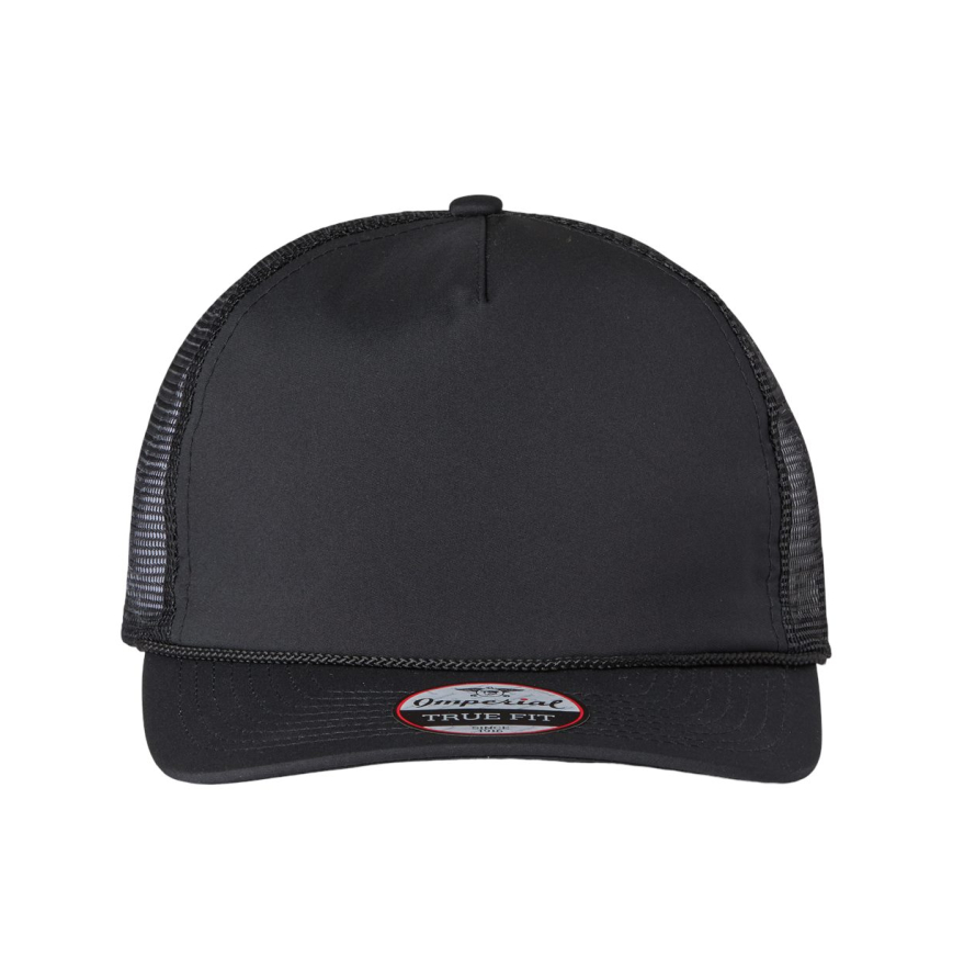 Imperial Caps 5055S Black/ Black/ Black front