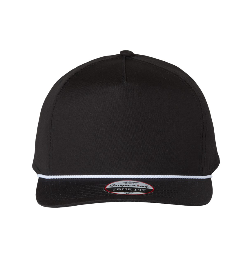 Imperial Caps 5056S Black/ White front