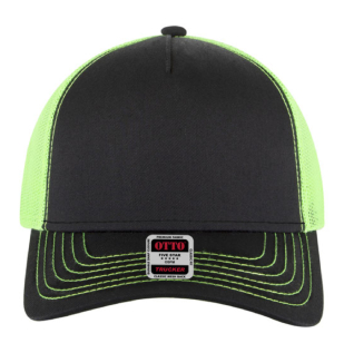 Otto Cap 102-664 Black/Black/Neon Green front
