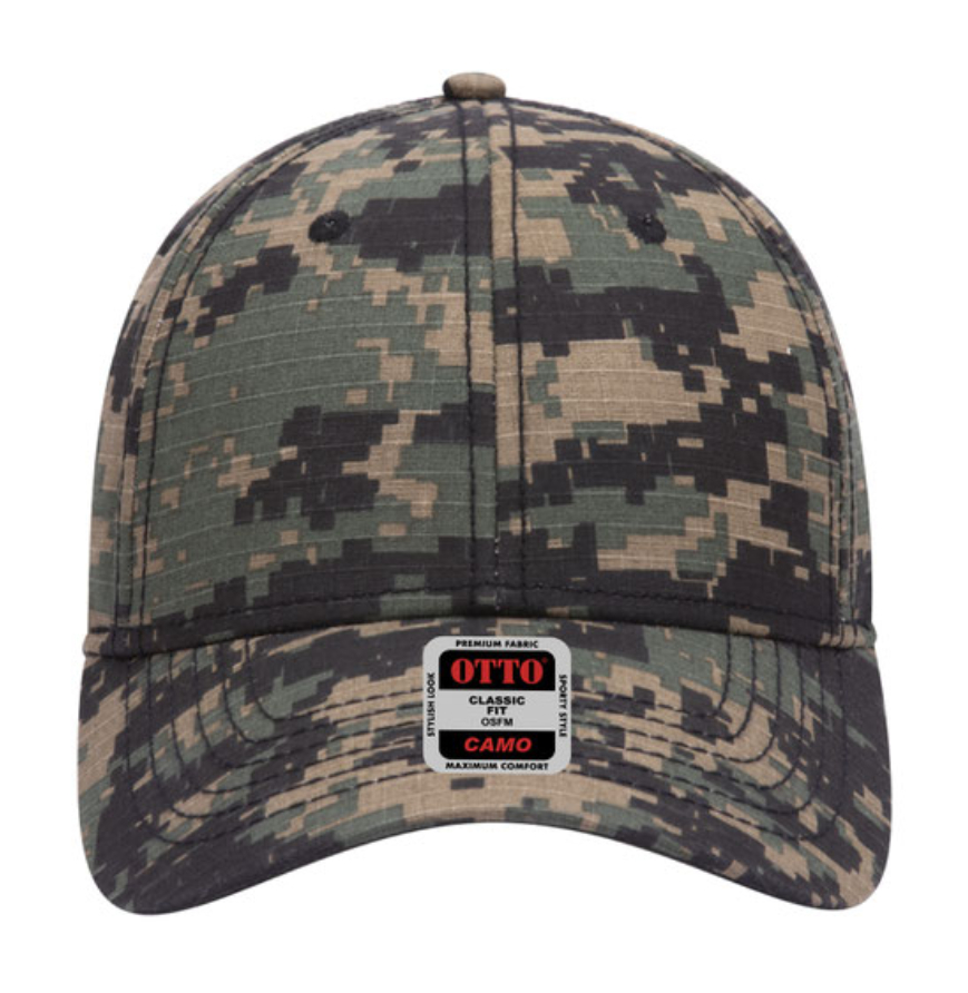 Otto Cap 103-713 Black/Dark Green/Dark Khaki front