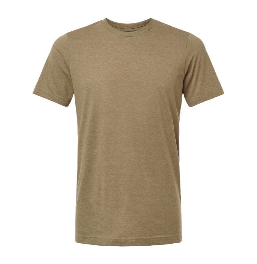 Tultex 602CVC Heather Olive Green front