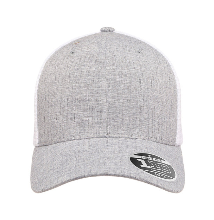 Flexfit 110MT MELNGE SLVR/ WHT front