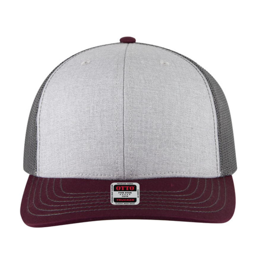 Maroon/Heather grey/Charcoal Grey color