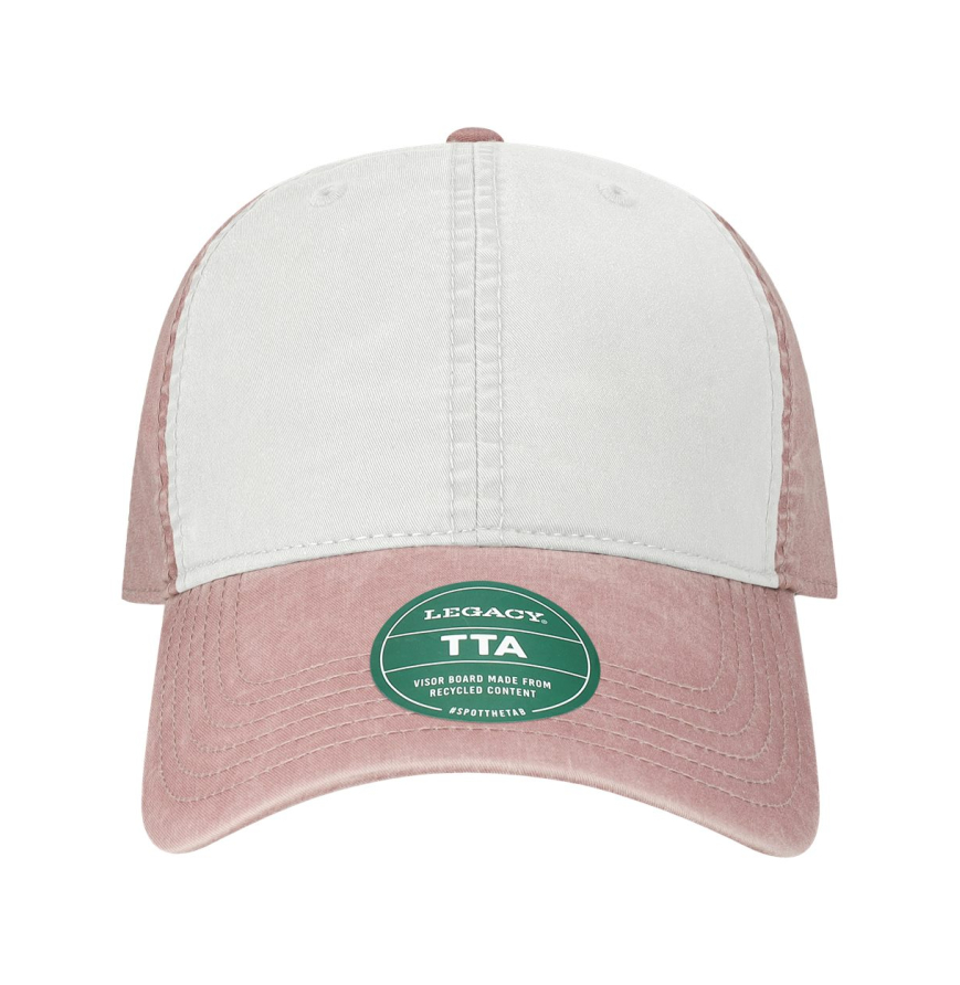 White/ Dusty Rose color