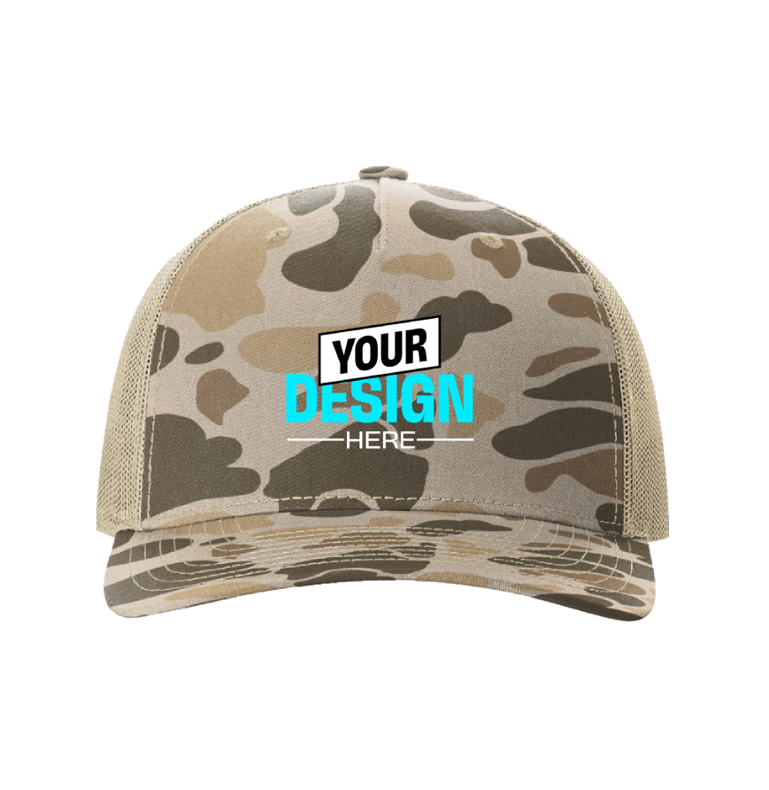 Richardson 112PFP Harvest Duck Camo/Light Tan front