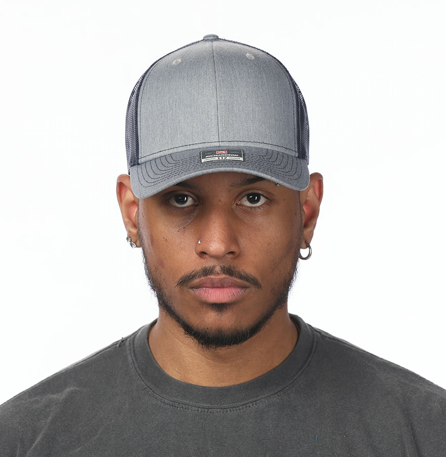 Heather Grey/Navy color