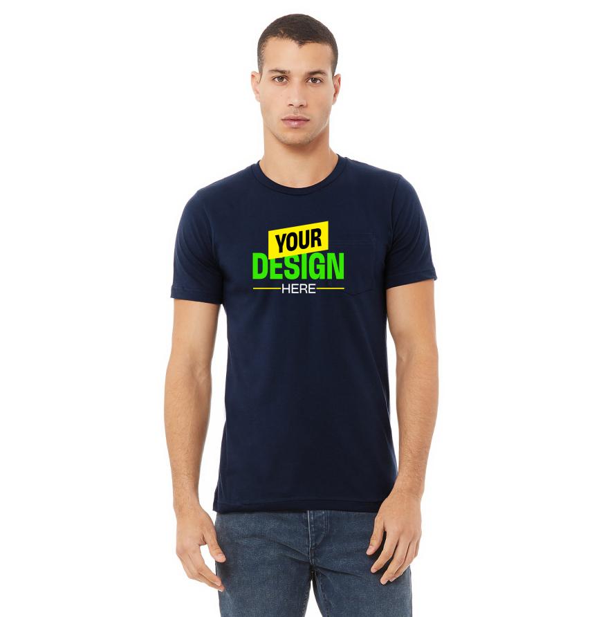 Bella + Canvas B6450 Navy front