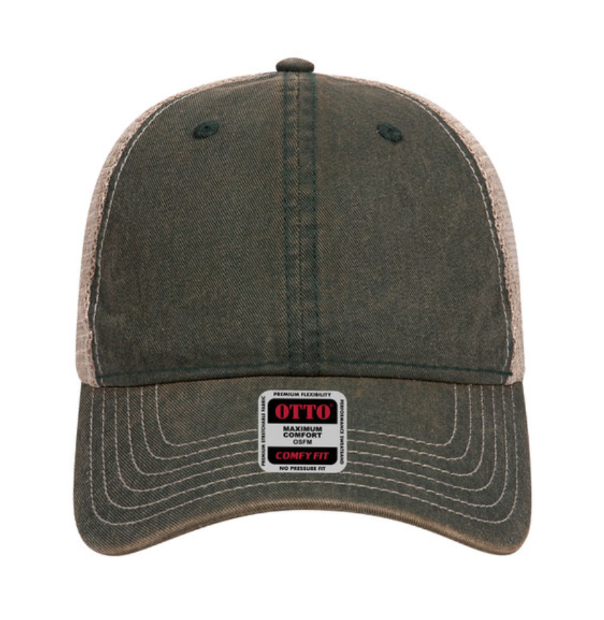 Otto Cap 121-1297 Dark Green/Dark Green/Khaki front