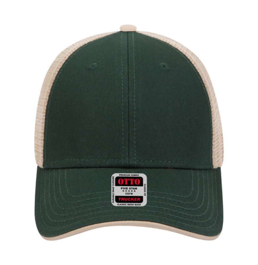 Otto Cap 122-945 Dark Green/Dark Green/Khaki front