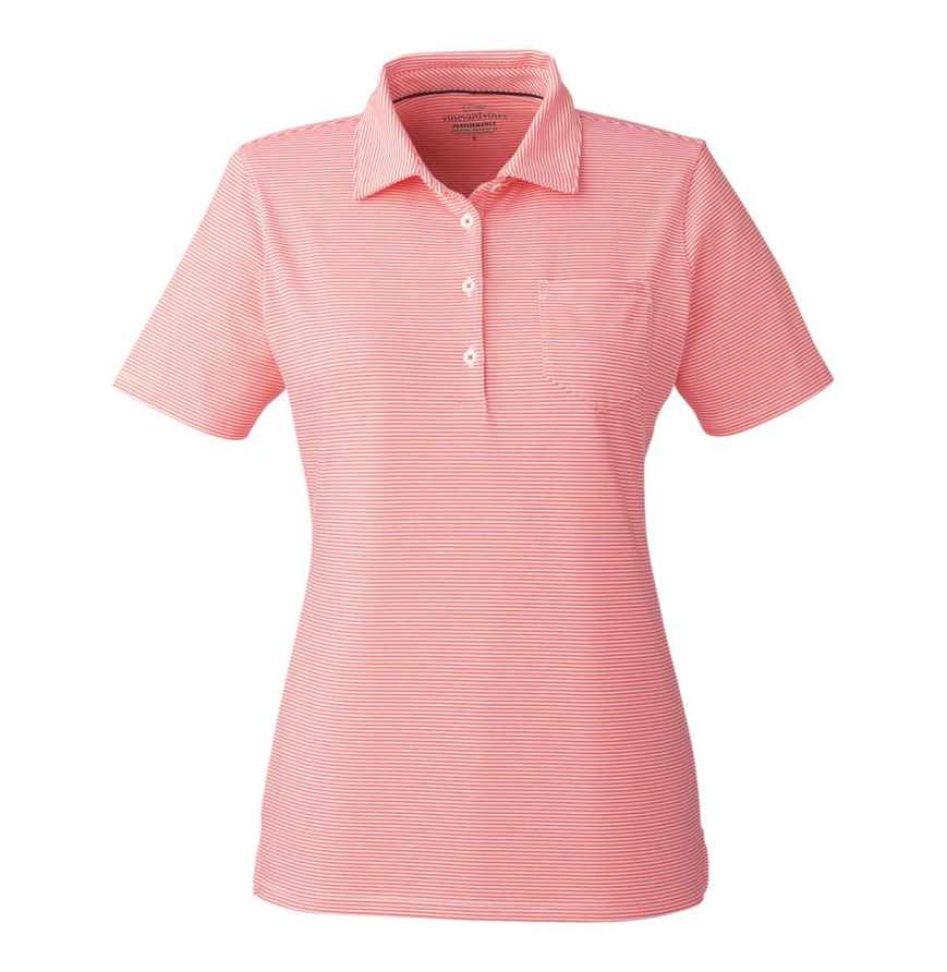 White Cap/Fiery Coral color