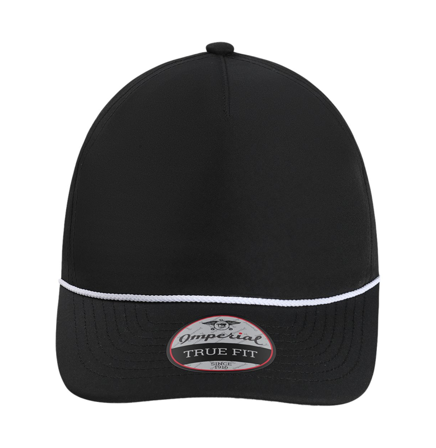 Imperial Caps 5054U Black/ White front