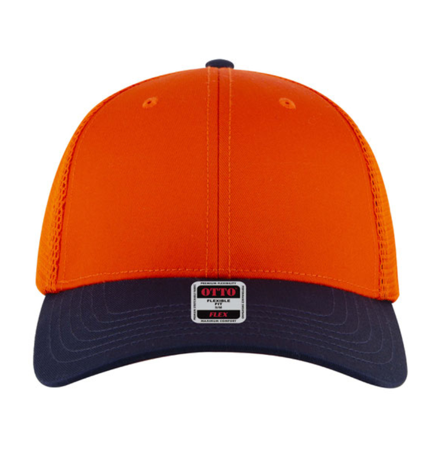 Otto Cap 135-2 Navy/Orange/Orange front