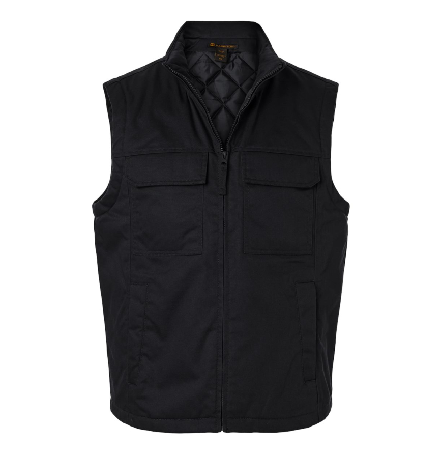 Harriton M723 Black front