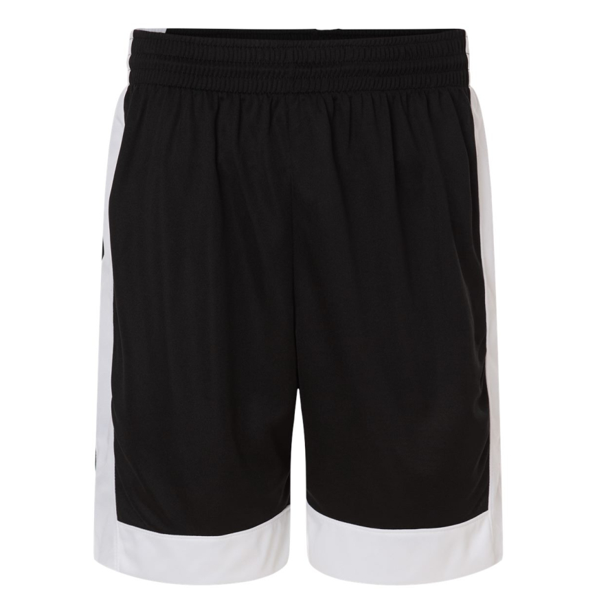 Augusta Sportswear 6889 Black/ White front