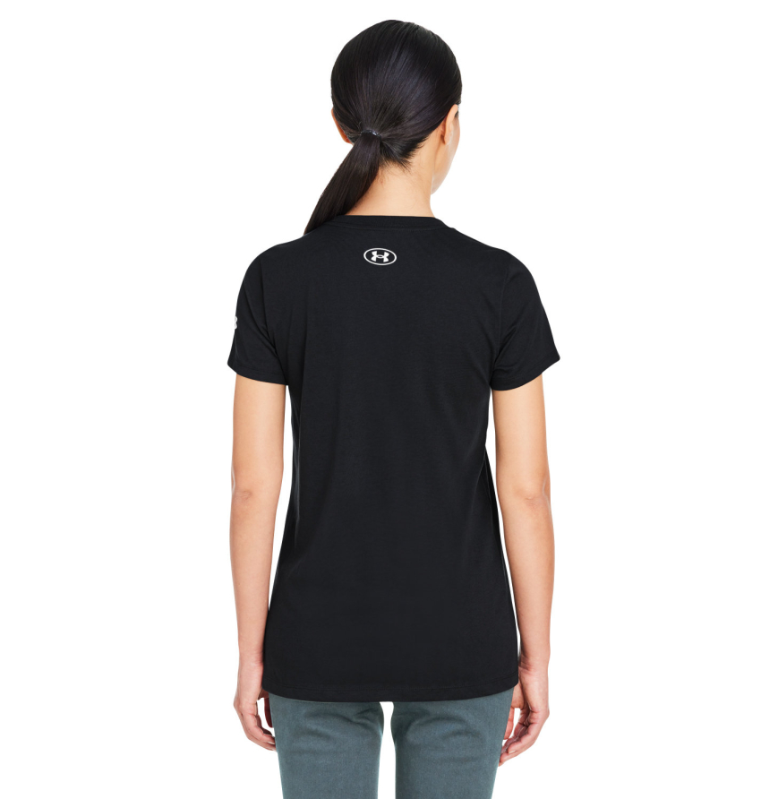 Under Armour 1383284 BLACK/ WHITE_001 back