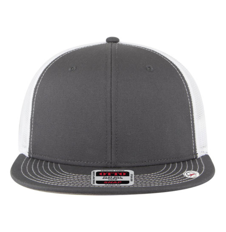 Otto Cap 141-1070 Charcoal Gray/Charcoal Gray/White front