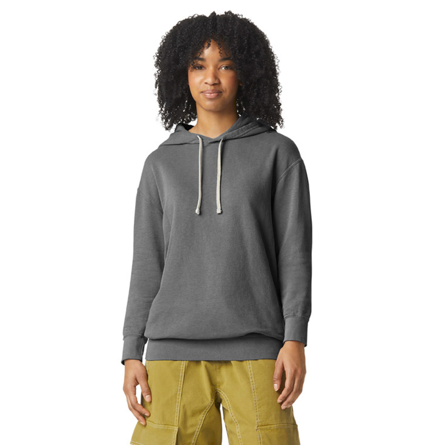 [TRILLION] PAINTED CHECK LAYERD SWEAT HOOD SHIRTS /追跡付 Unisex Lighweight Cotton Hooded Sweatshirt