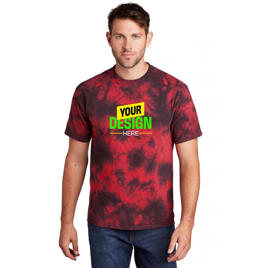 Port & Company PC145 Black/ Red front