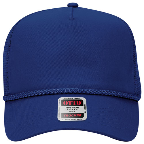 OTTO CAP 5 Panel Mid Profile Mesh Back Trucker Hat display picture 1