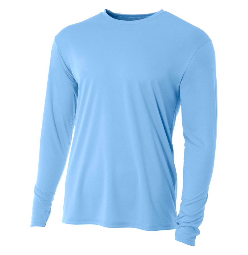 Youth Long Sleeve Cooling Performance Crew Shirt-NB3165