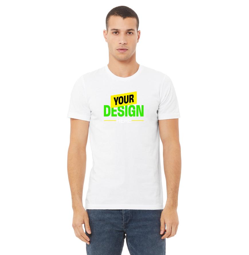 Bella + Canvas 3001U White front