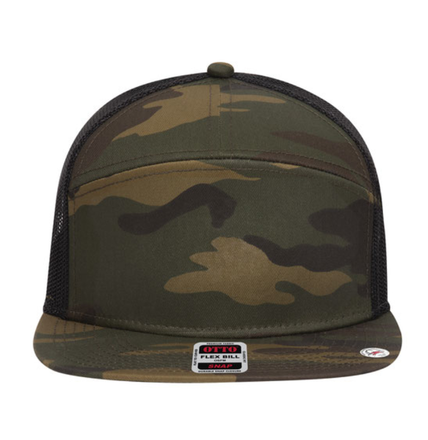 Otto Cap 172-1298 Dark Green/Brown/Black front