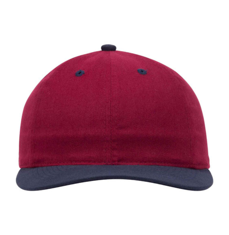Otto Cap 18-017 Navy/Burgundy Maroon front