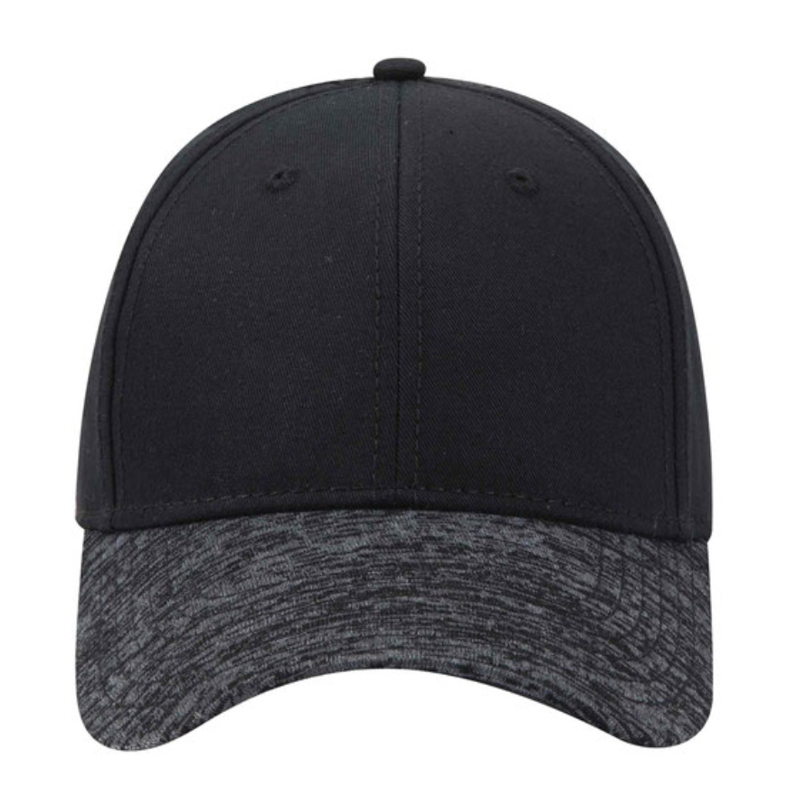 Otto Cap 19-1232A Heather Black/Black front