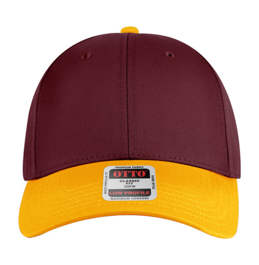 Otto Cap 19-536 Gold/Burgundy Maroon/Burgundy Maroon front