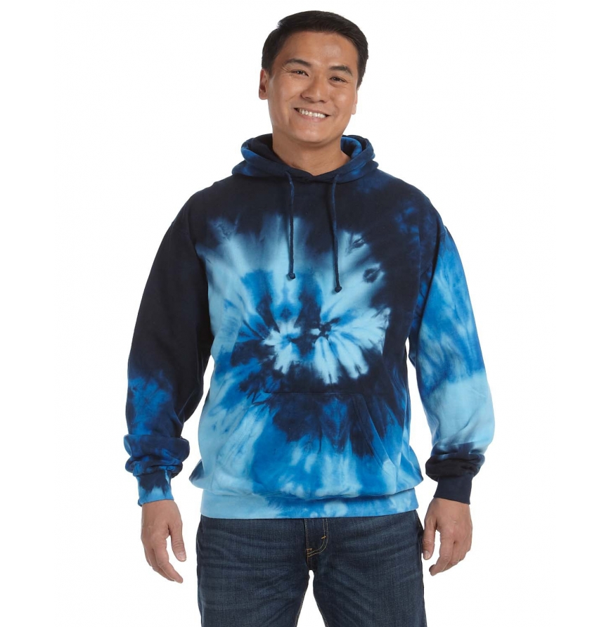 Adult 85 oz Tie Dyed Pullover Hood