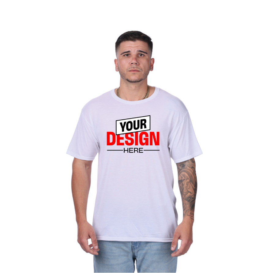 Jerzees 21M WHITE front