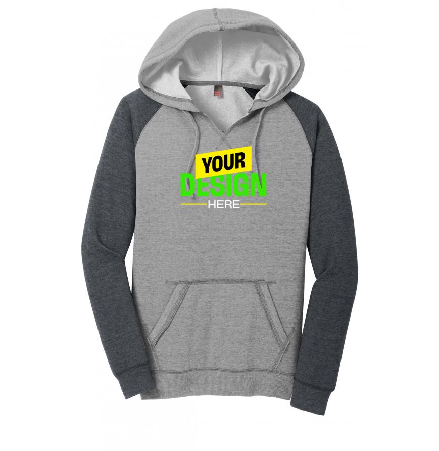 District DT296 Heathered Grey/ Heathered Charcoal front