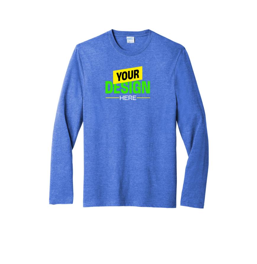 Port & Company PC330LS HthrRoyal front