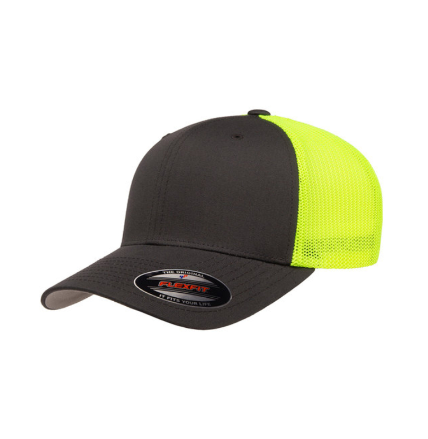 Charcoal Neon Yellow color