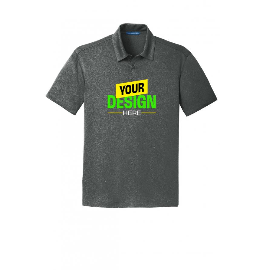 Port Authority K576 Charcoal Heather front