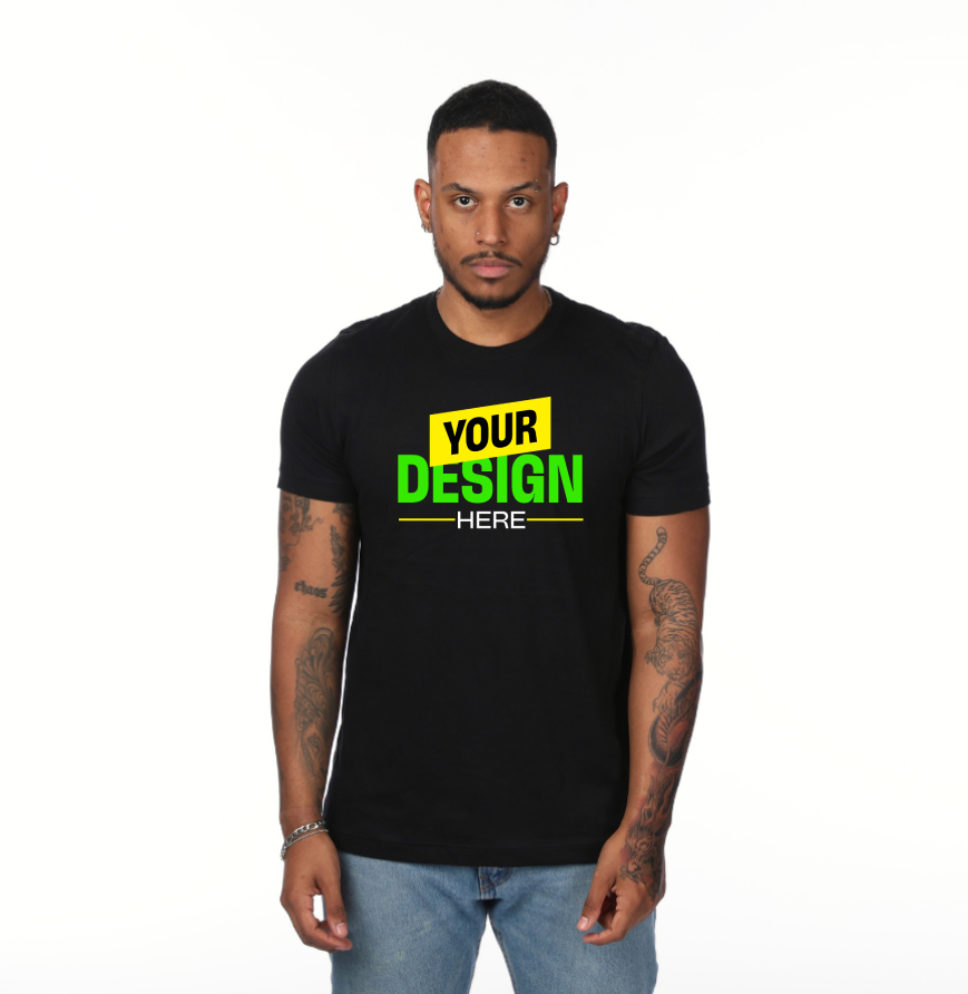 Bella + Canvas 3001C Black front