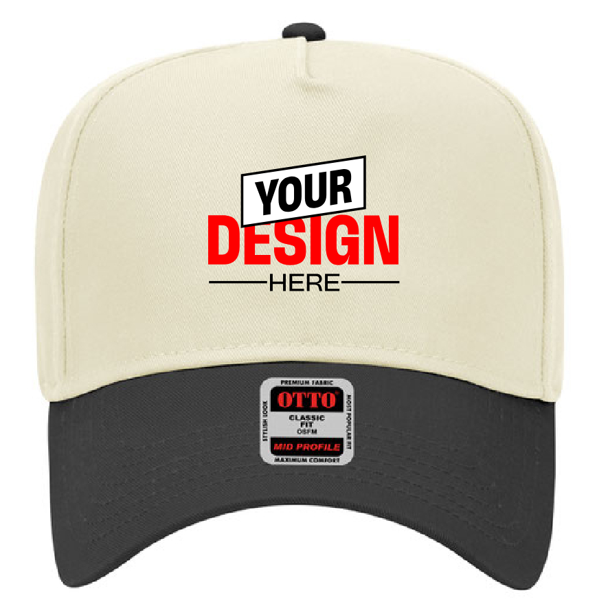 Otto Cap 5-Panel Mid Profile Baseball Cap