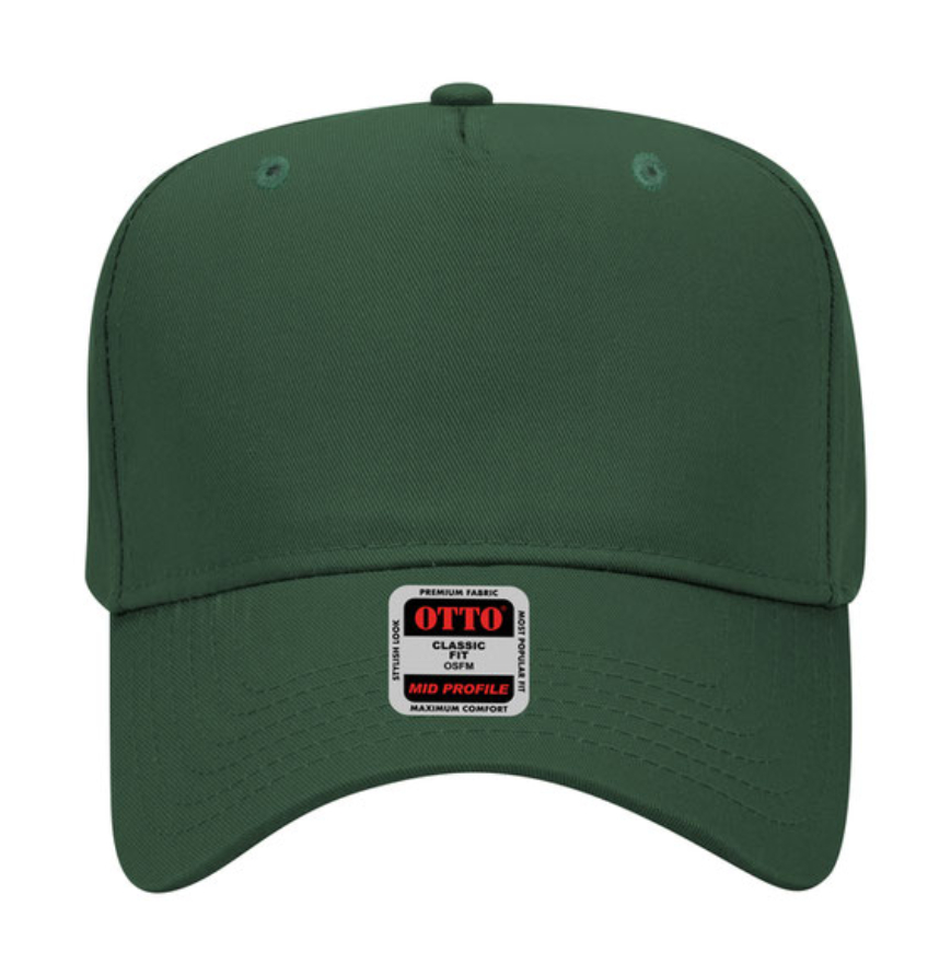 Otto Cap 5-Panel Mid Profile Baseball Cap