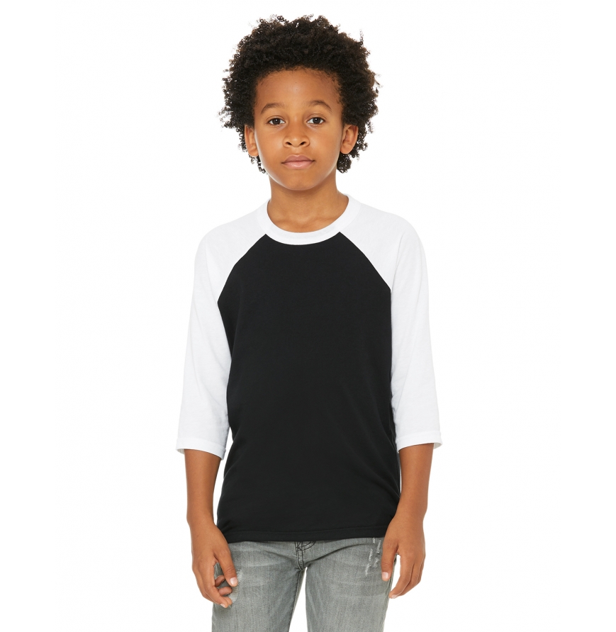 Youth 3-4-Sleeve Baseball T-Shirt