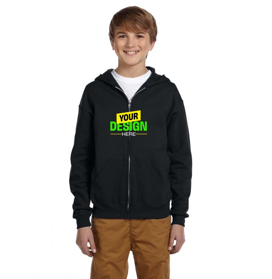 Jerzees 993B Black front