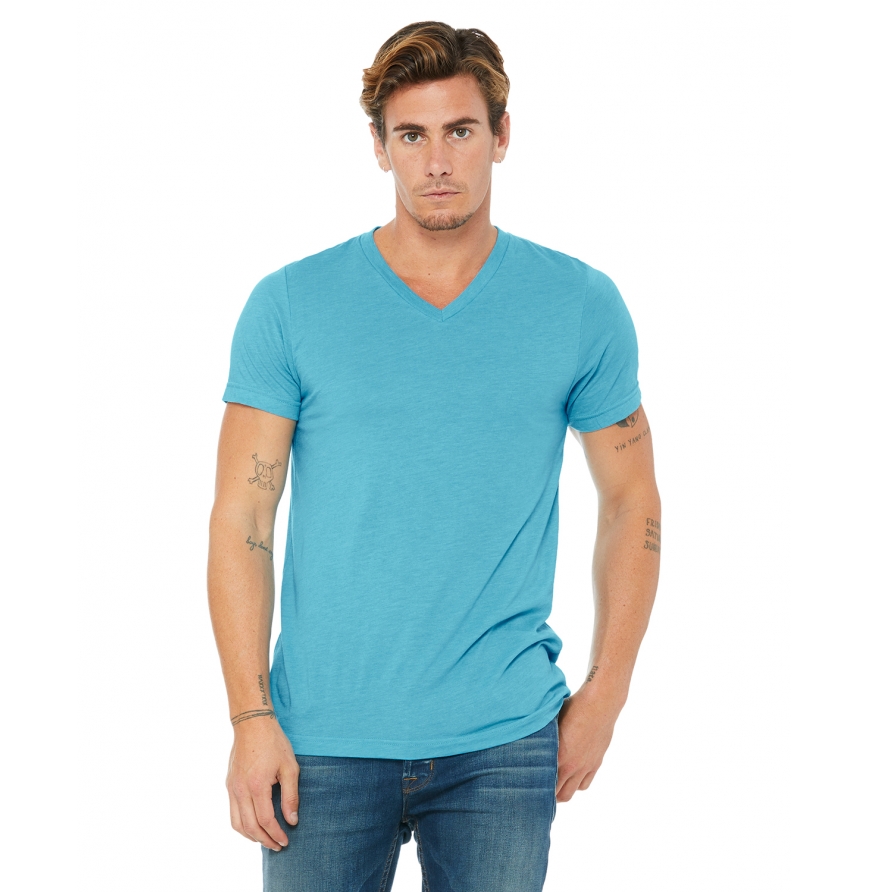 Unisex Triblend V-Neck T-Shirt-3415C