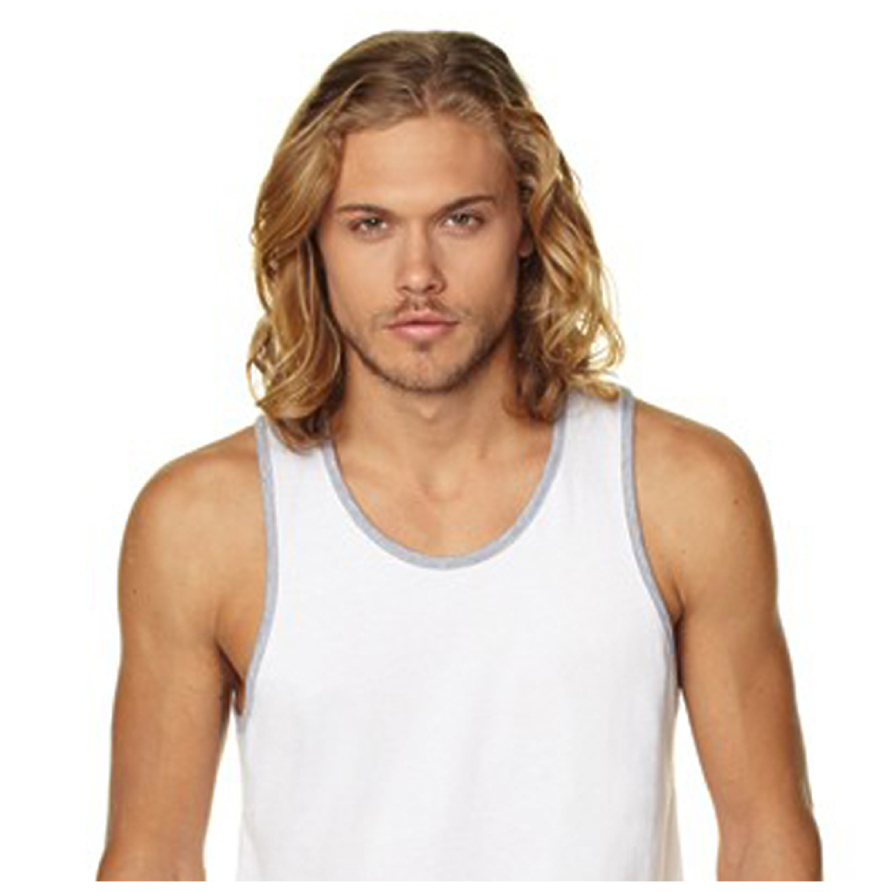 White/ Heather Grey color