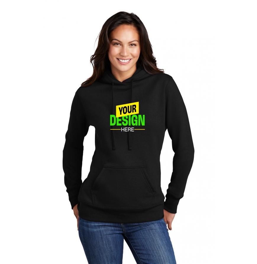 Port & Company LPC78H Jet Black front