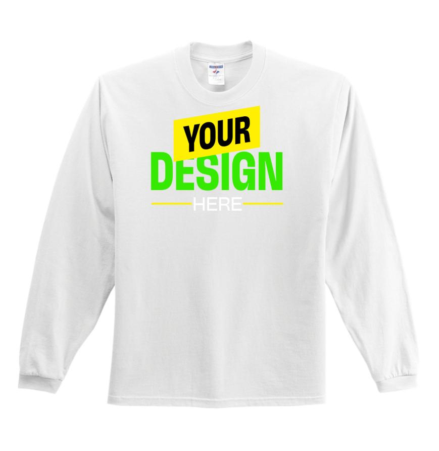 Jerzees 363L White front