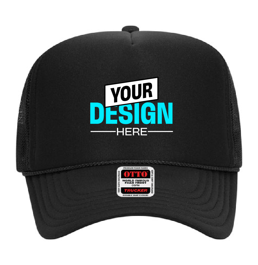 Otto Cap 39-165 Black front