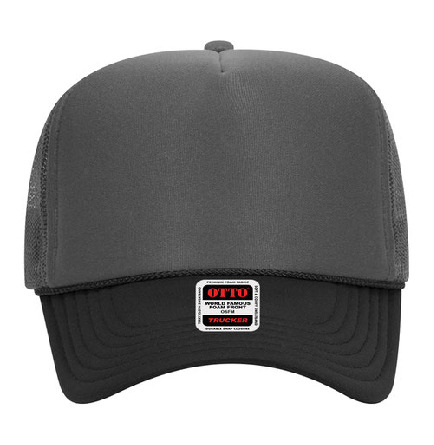 Otto Cap 5-Panel High Crown Mesh Back Trucker Hat