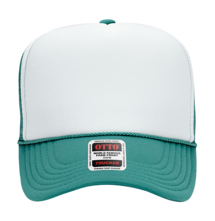 Otto Cap 5-Panel High Crown Mesh Back Trucker Hat