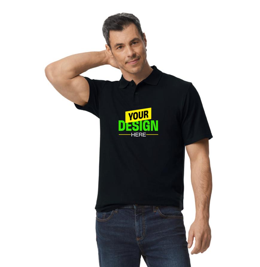 Gildan G648 BLACK front