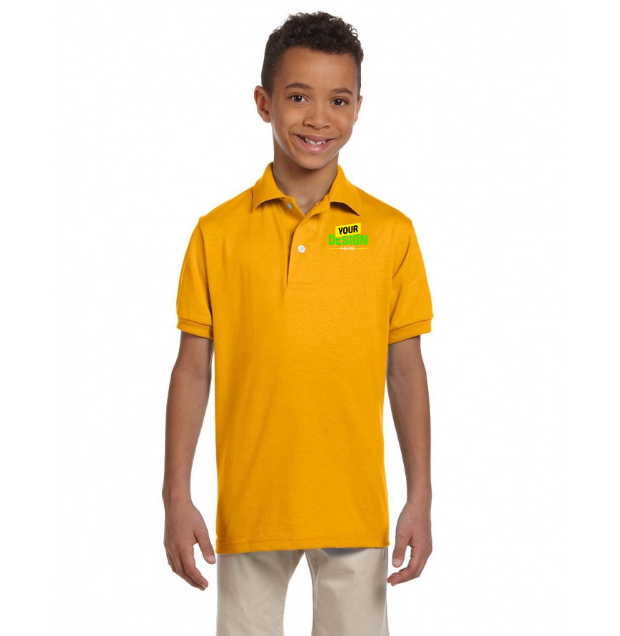 Jerzees 437Y Gold front