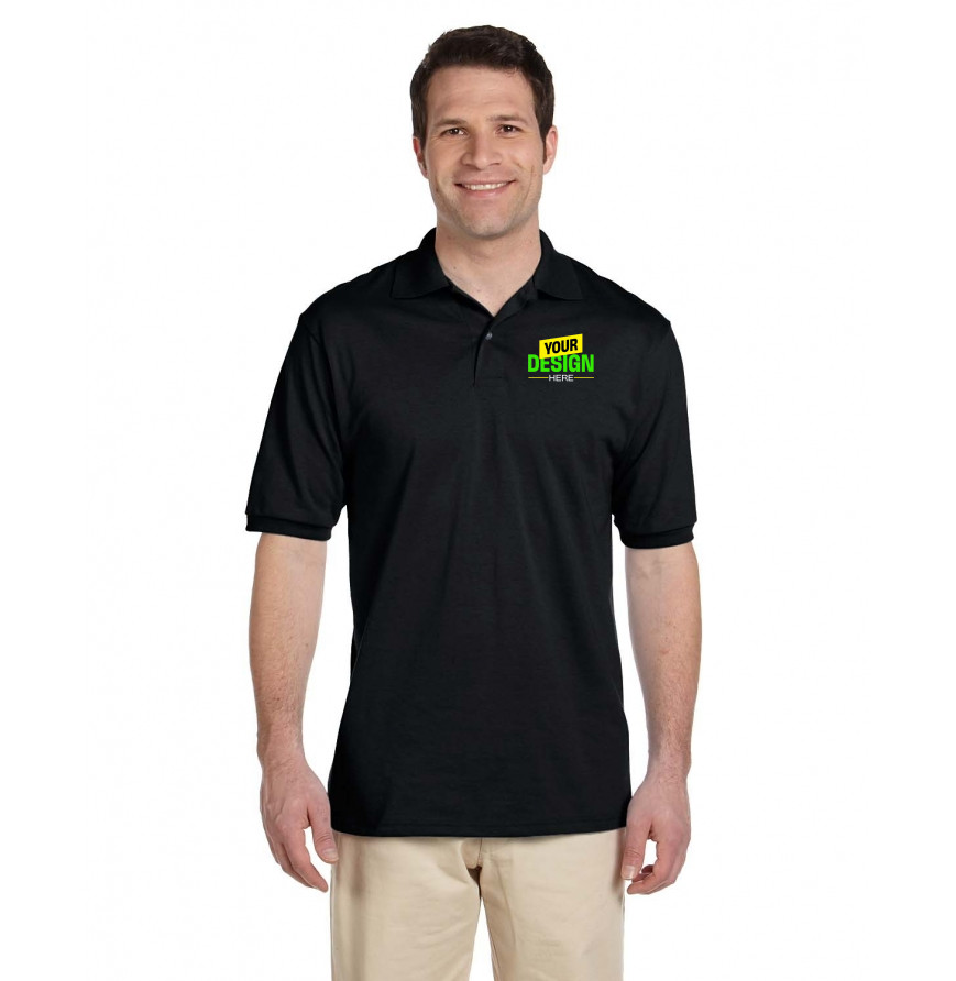Jerzees 437 Black front
